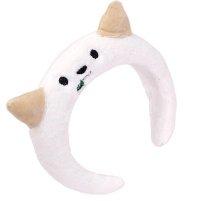 FACAILUO Comfortable Plush Cloth Headband for Women and Soft Stretchable Design Lightweight for Daily Use Travel Sheep Hair Band
