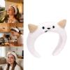 FACAILUO Comfortable Plush Cloth Headband for Women and Soft Stretchable Design Lightweight for Daily Use Travel Sheep Hair Band view 2