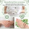 2 Pairs Gloves for Hands Cream Overnight, Moisturizing Gloves Touchscreen for Cracked Hands Overnight Lotion Treatment (One Size, 9.1 x 3.7 in) view 4