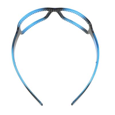 Hohopeti Non-slip Plastic Hairband for Women with Teeth, Amber Blue Eyeglasses Style Headband, Comfortable Fit Hair Accessory for Face Washing and Spa Use