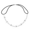 TIDTALEO 2pcs Rhinestone Hair Band Set with Beads Retro Elastic Head Chain Hair Accessories for Women Daily Wear view 1