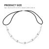 TIDTALEO 2pcs Rhinestone Hair Band Set with Beads Retro Elastic Head Chain Hair Accessories for Women Daily Wear view 2