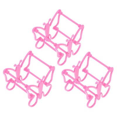 Makeup Puff Storage Rack with Drying Holder, 3pcs Pink Gourd Sponge Organizer for Bathroom and Travel