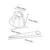 GOOHOCHY Metal Hair Bun Cage Fork Stick Silver Hollow Hairpin Hair Holder for Women view 2