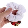 IMIKEYA Christmas Hair Scrunchies 5 Pcs 5-inch Elastic Hair Bands with Bell Bow Sequins for Xmas Party view 4