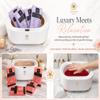 Paraffin Wax Machine for Hands & Feet - Fleur De Spa 4000ml Paraffin Wax Warmer with Auto Timer & Keep Warm, Includes 4lbs USA Made Wax for Spa Treatment (Lavender Paraffin) view 2