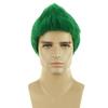 RightOn Men Green Wig Short Layered Synthetic Wig for Men Male Wigs Cosplay Halloween Party Daily Hairnet Include view 2