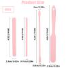 4 Pcs Silicone Wax Stick Set, Reusable Non-Stick Wax Spatulas Flexible Applicator Easy-Clean Essential Waxing Supplies Accessories for Hair Removal at Home & Salon (Pink) view 2