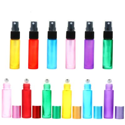 ibasenice 12pcs Glass Roller Bottles with Roller Balls for Essential Oils