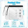 HJZHII 6pcs Clear TSA Approved Toiletry Bag-Quart Size Travels Bag view 4