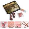 HGSKRENM Moose And Antelope Coexist Makeup Brush Bag,Portable Cosmetic Bag,Travel Makeup Case Organizer With Zipper,Travel Makeup Bag for Women view 3