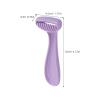 Angoily Womens Facial Hair Removal Device, Painless Upper Lip and Chin Shaver, Lightweight Purple Personal Groomer for Armpit and Leg Hair view 2