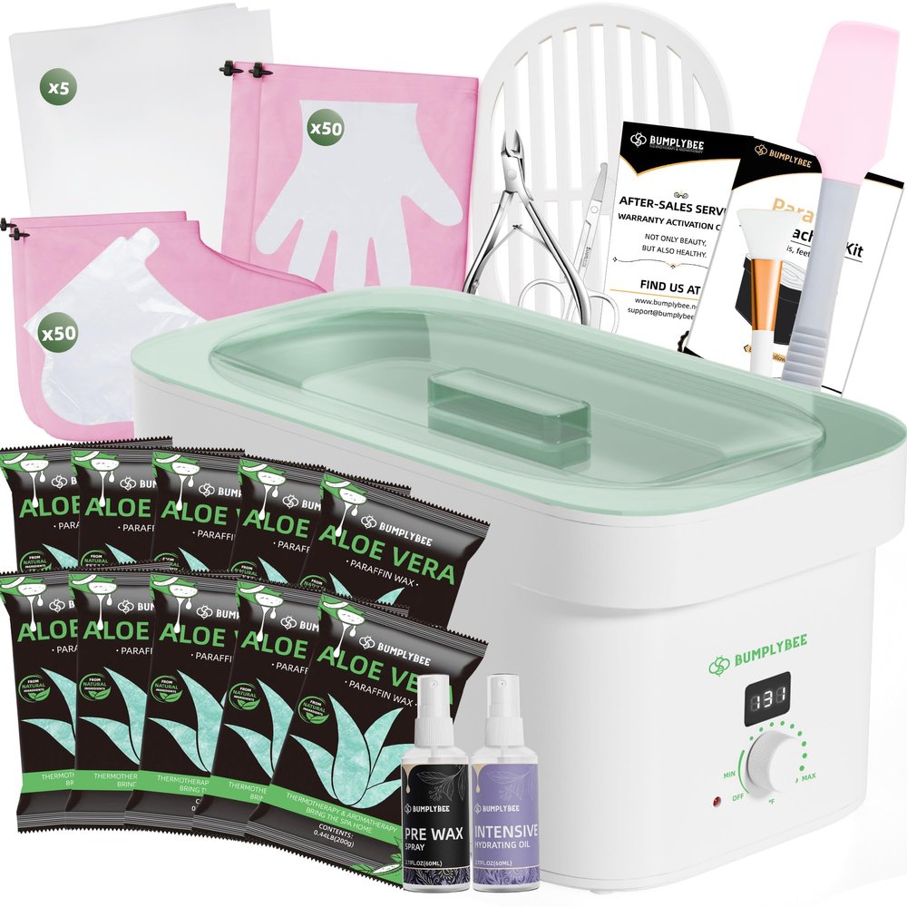 BUMPLYBEE White Paraffin Wax Machine for Hand and Feet