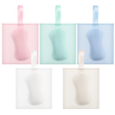 5 PCS Bar Soap Saver Bag, Exfoliating Soap Pouch Mesh Foaming Bag Travel Friendly Foaming Shower Soaps Scrubber Pouch with Breathable Mesh Hanging Loop for Shower, Washing Body, Foamy Lather