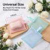 5 PCS Bar Soap Saver Bag, Exfoliating Soap Pouch Mesh Foaming Bag Travel Friendly Foaming Shower Soaps Scrubber Pouch with Breathable Mesh Hanging Loop for Shower, Washing Body, Foamy Lather view 2