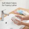 5 PCS Bar Soap Saver Bag, Exfoliating Soap Pouch Mesh Foaming Bag Travel Friendly Foaming Shower Soaps Scrubber Pouch with Breathable Mesh Hanging Loop for Shower, Washing Body, Foamy Lather view 4