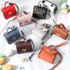moheaaei 8 Pcs Mini Backpack Keychain, PU Leather Mini Backpack Coin Purse for Women Makeup Bag Key Pocket Lipstick Bag Card Holder Data Cable Organizer Zipper Pouch (8 Colors) view 4
