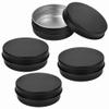 2 Pack Round Lip Balm Tin, 1 oz Small Tin Cans with Screw for Travel Cosmetic Sample Container (2, 2 oz) view 1