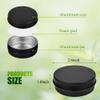2 Pack Round Lip Balm Tin, 1 oz Small Tin Cans with Screw for Travel Cosmetic Sample Container (2, 2 oz) view 2