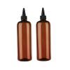 Ckuakiwu Hair Oil Applicator, 2PCS 500ml/16ounce Plastic Squeeze Bottles for Oil, Refillable Hair Oiling Bottle, Visible Dye Bottle with Twist Top Cap, Decoraciones al aire libre view 3