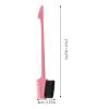 CONGARTENO 4pcs Dual-ended Eyebrow and Eyelash Brush Set with Comb and Spoolie, Multi-function Makeup Grooming Tools for Women, Portable Eye Brow Styling Brushes Random Color view 2