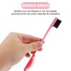 CONGARTENO 4pcs Dual-ended Eyebrow and Eyelash Brush Set with Comb and Spoolie, Multi-function Makeup Grooming Tools for Women, Portable Eye Brow Styling Brushes Random Color view 4