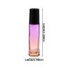 ULTECHNOVO 10pcs 10ml Glass Essential Oil Roller Bottles with Gradient Purple-orange Design, Refillable Perfume Roller-on Bottles with Black Caps for Aromatherapy and Cosmetic Use view 2