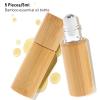 SOLUSTRE 5pcs 5ml Roller Ball Bottles Refillable Empty Roll-on Bottles for Essential Oils Perfume Travel Containers Eco-friendly Portable view 3
