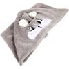 HANABASS Cartoon Squirrel Coral Fleece Hair Drying Towel Wrap Super Absorbent Thick Water-Absorbent Hair Wrap Cap for Women and Quick Dry for Bath and Travel view 1