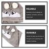 HANABASS Cartoon Squirrel Coral Fleece Hair Drying Towel Wrap Super Absorbent Thick Water-Absorbent Hair Wrap Cap for Women and Quick Dry for Bath and Travel view 3