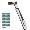Yinhing Men's Beard Clipper Double Layer with 20 Stainless Steel Blades Comfortable and Ergonomic Manual Tool for Men view 4
