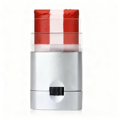 3-Color Face Paint Stick, Soccer Game Day Cheering Makeup, Long-Lasting Sweatproof Sports Face Paint, Easy-Wash Kid-Friendly for Adults & Kids (Red White Red)