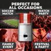 3-Color Face Paint Stick, Soccer Game Day Cheering Makeup, Long-Lasting Sweatproof Sports Face Paint, Easy-Wash Kid-Friendly for Adults & Kids (Red White Red) view 3