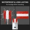3-Color Face Paint Stick, Soccer Game Day Cheering Makeup, Long-Lasting Sweatproof Sports Face Paint, Easy-Wash Kid-Friendly for Adults & Kids (Red White Red) view 4