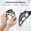 All-in-One Silicone Makeup Stencil Tool, Black, Eyeliner Guide, Eyeshadow Aid, Mascara Shield, Lip Contouring view 4