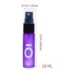 HINTRMENT 8pcs 10ml Frosted Glass Mini Roll-on Bottles Essential Oil Bottle Kit Colorful Travel Perfume Subpackaging with Black Plastic Caps for Personal Care Style view 2