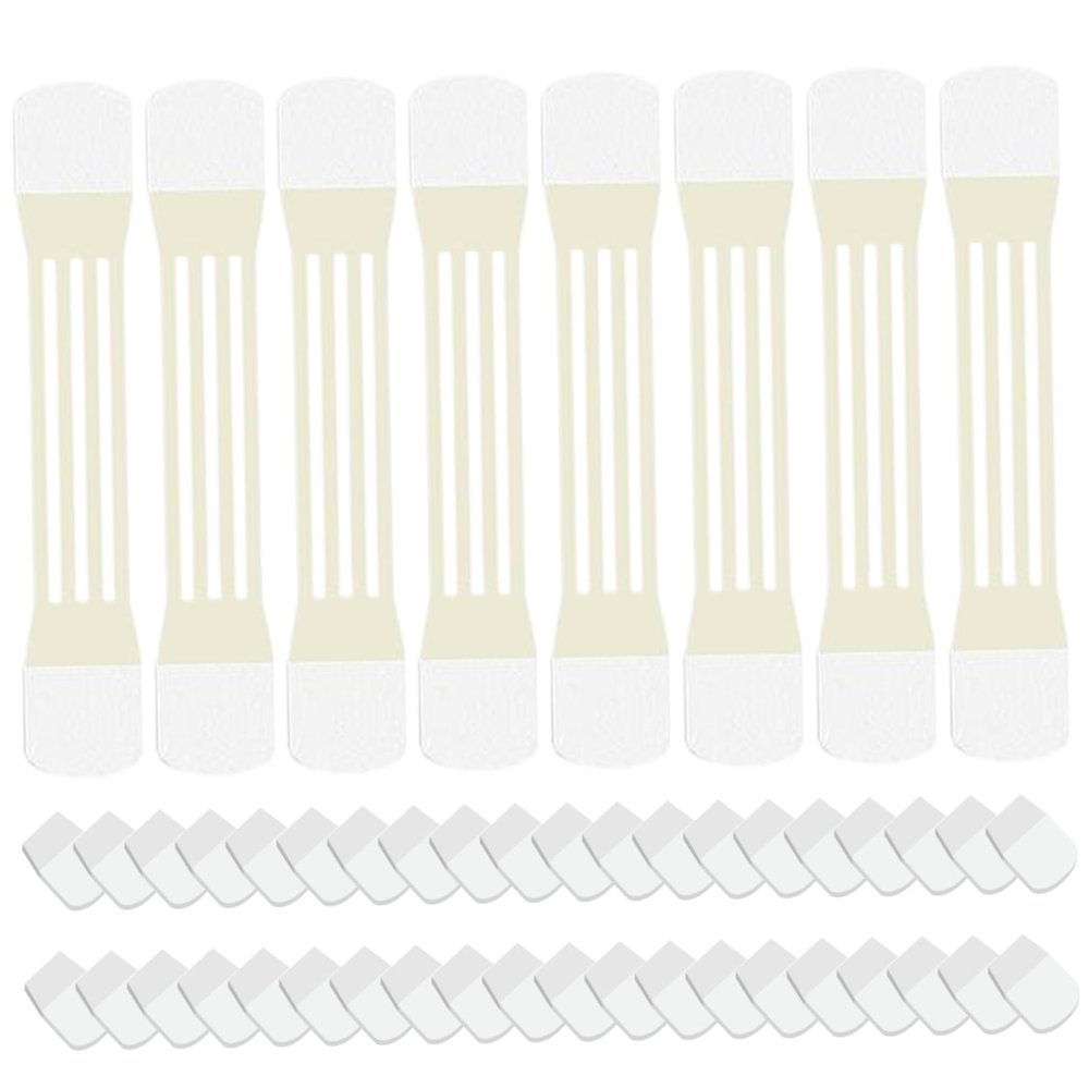 Neck Tape, 8Pcs Neck Lift Tape Elastic Breathable Wrinkle Removing Strips with 40 Adhesive Pads Self-adhesive SKin Friendly Face Lift for Women, Skin Color, Strips