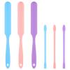 6 Pcs Silicone Wax Spatulas, Reusable Non-Stick Craft Sticks for Candle Making, Resin Art, Baking & Beauty Applications, Easy Clean Scraper Tools view 1