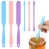 6 Pcs Silicone Wax Spatulas, Reusable Non-Stick Craft Sticks for Candle Making, Resin Art, Baking & Beauty Applications, Easy Clean Scraper Tools view 2