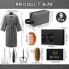 Twistover 9 Pcs Birthday Gifts for Men, Dad Beard Care Set, Grey view 2