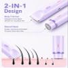 AIOOTISU Painless Bikini Trimmer for Women - 2-in-1 Electric Shaver for Sensitive Skin, No Nick No Cut, Waterproof & Rechargeable, Dual Head Razor for Bikini, Face & Body view 2