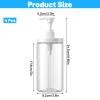 4 Pack Refillable Pump Bottle Dispenser, 33.8oz/1000ml Clear Lotion Dispenser Wide Mouth PET Plastic Shampoo Bottles Refillable with Pump for Bathroom Kitchen Soap Body Wash view 2