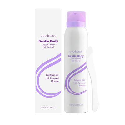 Gentle Hair Removal Foam Mousse, Fast-Acting (10 Mins) Moisturizing Formula, Less Skin Irritation(2set)