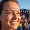 120+ PCS Rainbow Temporary Tattoos Waterproof, Pride Festival Face & Body Tattoo Stickers, LGBTQ Parade Accessories, Colorful Fake Tattoos for Women Men Pride Month Party Supplies view 3