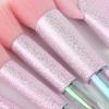 10Pcs Colorful Makeup Brushes Set Crystal Conical Frosted Blush Brush Eyeliner Foundation Fan Face Eye Make Up view 3