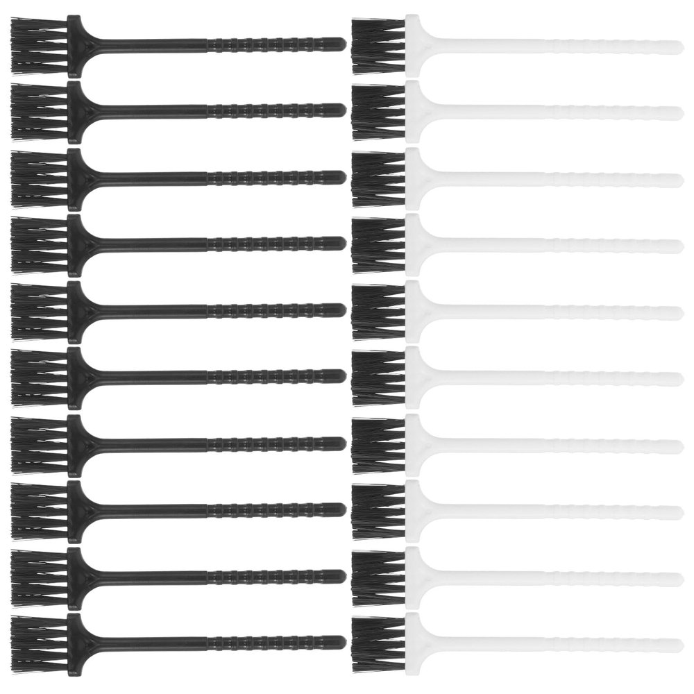 WESIEVYA 20pcs Mens Electric Shaver Cleaning Brush Set with Long Handle, Hair Remover and Crevice Cleaning Brushes for Grooming and Household Use