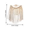 Mipcase Tassel Rhinestone Headband Luxury Crystal Hair Chain Jewelry for Women Bridal Headdress Sparkling Fringe Hair Accessory for Party and Wedding view 2
