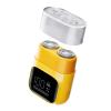 Dpofirs Electric Beard Trimmer with LCD Display, & Portable for Travel, Alloy Body, Whole Body Washable, Home & OntheGo Grooming Tool (Yellow) view 4