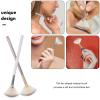 Balacoo 10pcs Fan Makeup Brushes Set, Small Size Natural Goat Hair, Highlighter and Loose Powder Applicator for Facial Aesthetician Use, Soft Bristles for Precision Makeup view 3