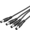 Mamstcd 4-Plug Splitter 4-Way Power Cord for MC5 9 Volt Daisy Chain Fit Boss Line 6 MXR Pedals view 4